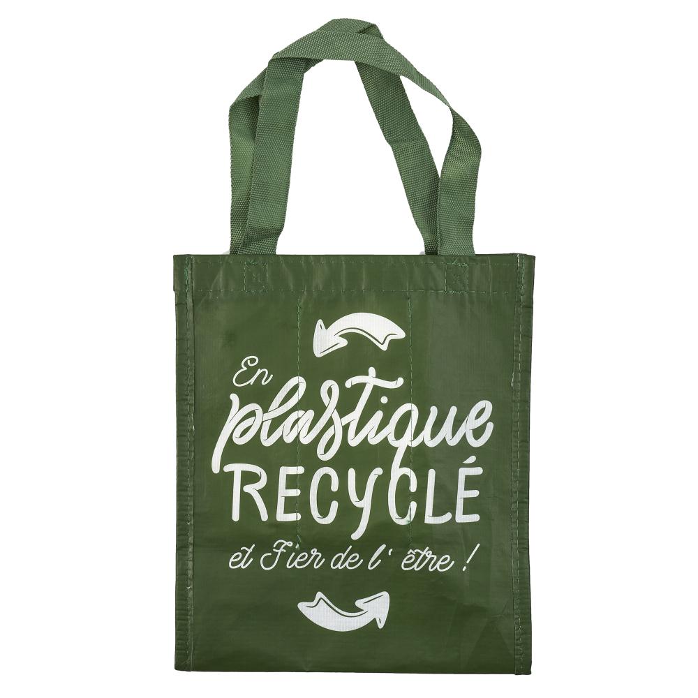 SAC A BOUTEILLES RECYCLE 24X28X16CM