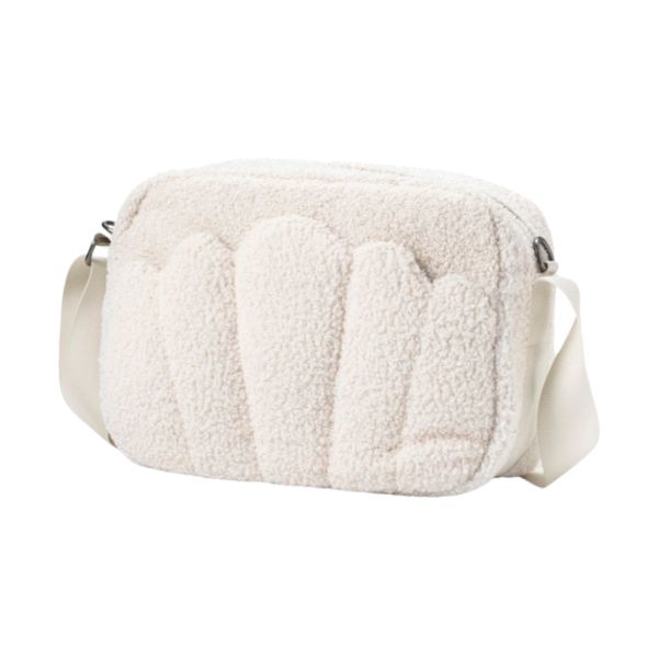 Elodie Details Crossbody Bag – Bouclé – White