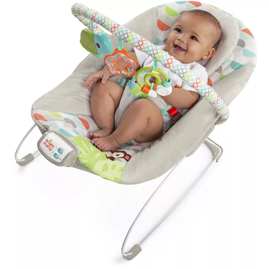 Bright Starts Kinder Schaukelstuhl, Happy Safari Bouncer™