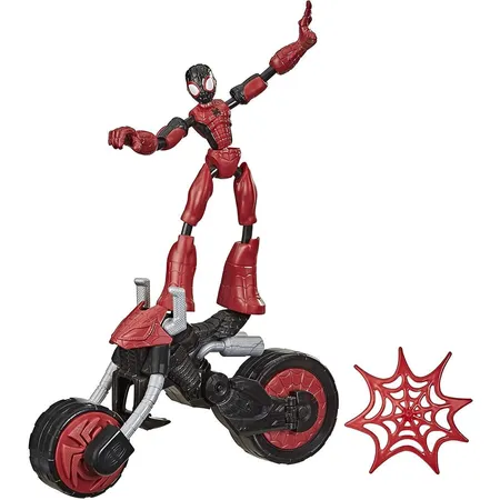 Hasbro Marvel Bend and Flex Flex Rider Spiderman