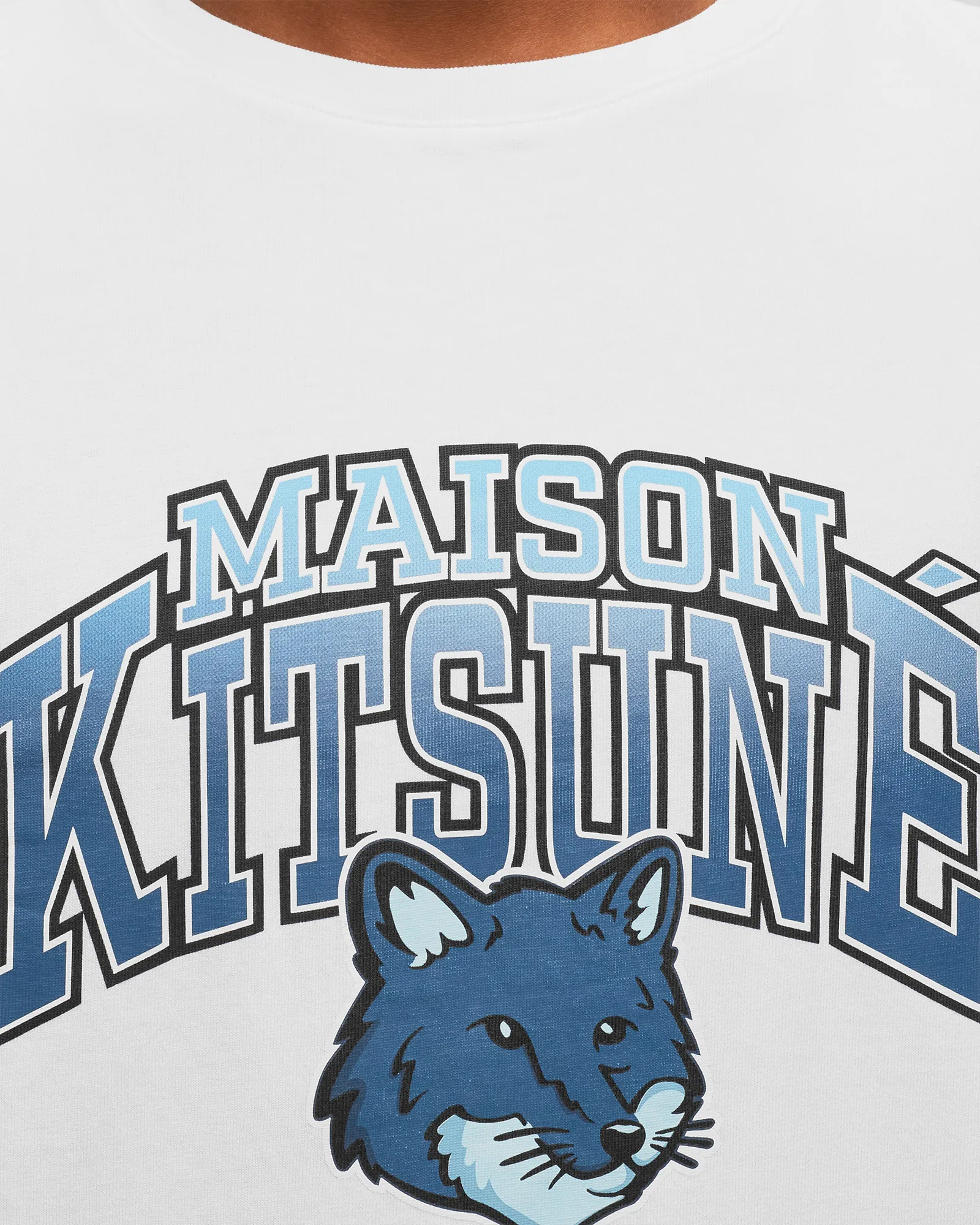 Maison Kitsune CAMPUS FOX RELAXED TEE