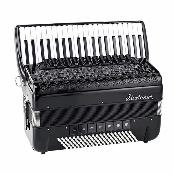 Startone Piano Accordion 120 IV Black