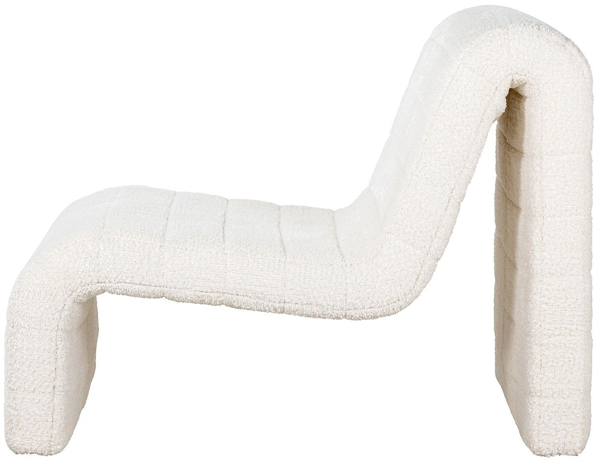 Fauteuil S4717 Lovely White Kelly B72 x D103 x H76 cm