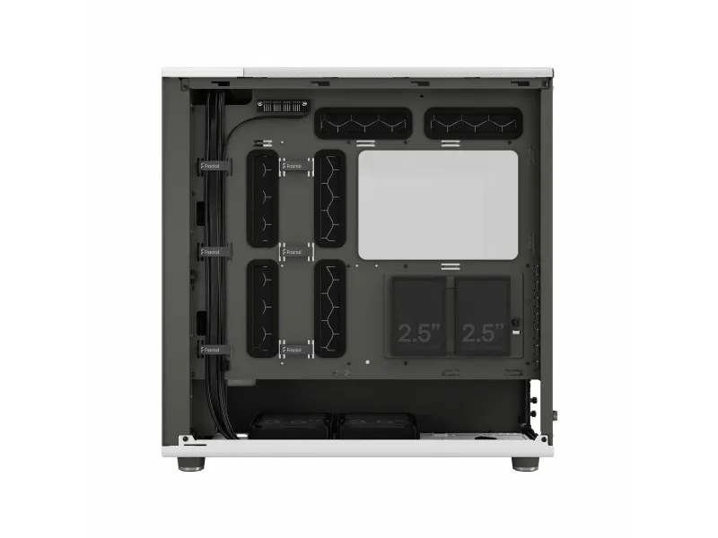 Fractal Design North XL - Tower - udvidet ATX - sidepanel med vindue (hærdet glas) - ingen strømforsyning (ATX) - charcoal black - USB/Audio/Mic