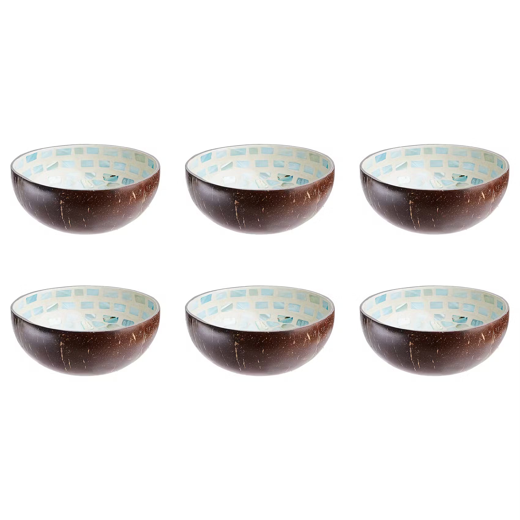 COCONUT Kokosnussschale 6er-Set
