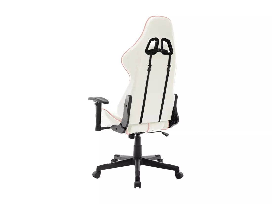 Chaise de jeu Blanc et rose Cuir artificiel