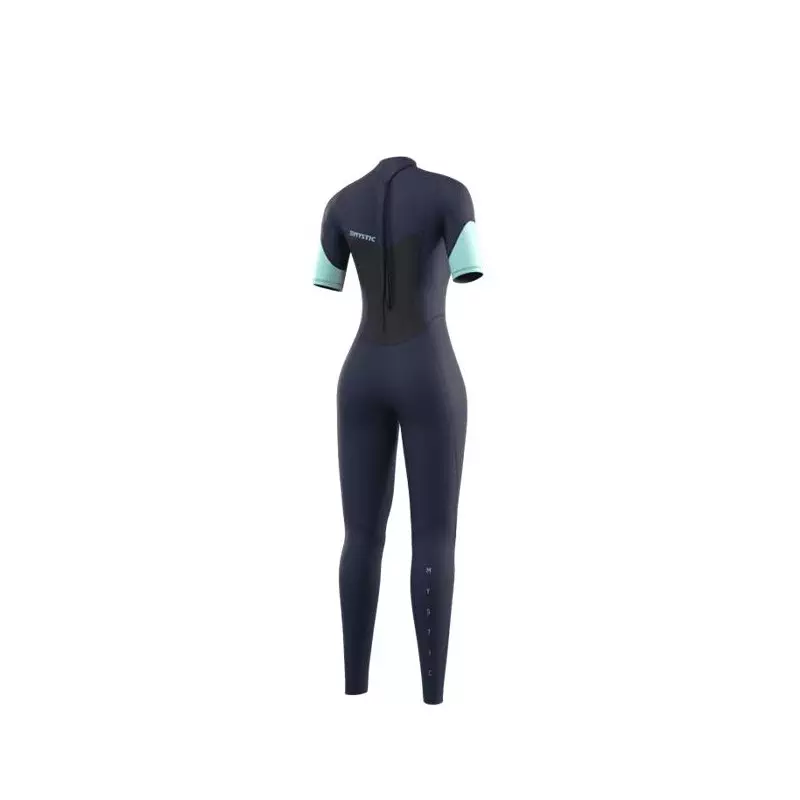 Combinaison intégrale femme MYSTIC Brand Shortarm 3/2mm Backzip Flatlock Night Blue