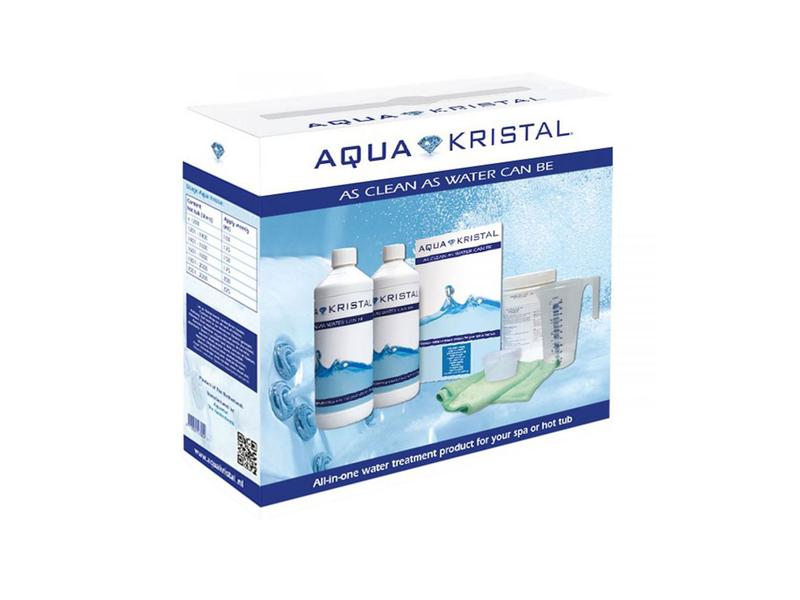 Aqua Kristal Desinfektionsset für Whirlpools, 5-teilig Wasserpflege Set für Ihren Whirlpool