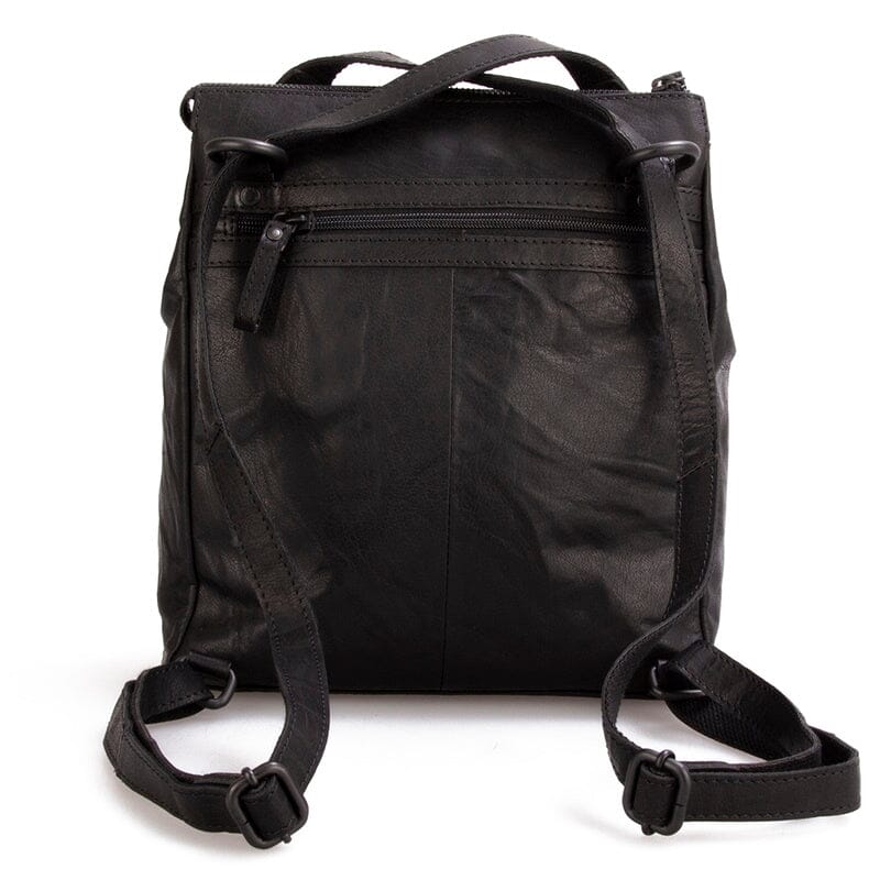 Spikes & Sparrow Bronco Chicago Backpack / Shoulderbag Black