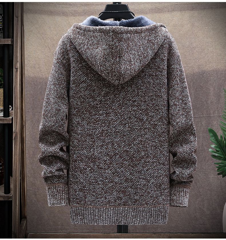 YIKES - Melange vest met capuchon en rits