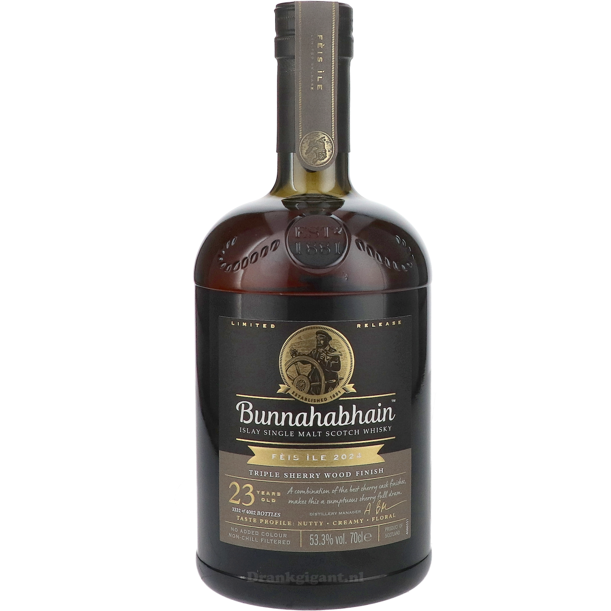 Bunnahabhain 23 Years Feis Ile 2024 Triple Sherry Wood Finish 70 cl