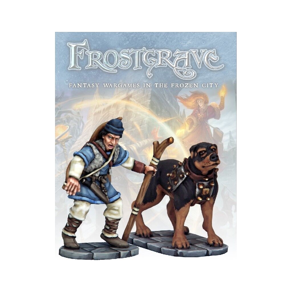 Frostgrave - Chasseur et Chien de guerre