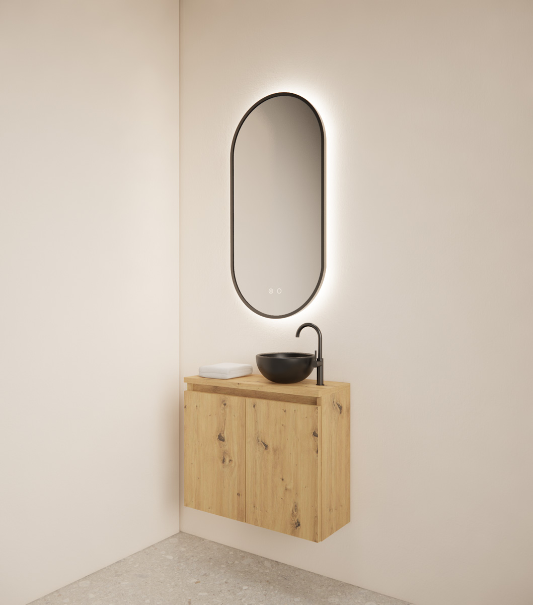 Gliss Design Echo toiletmeubel 60cm evoke eiken