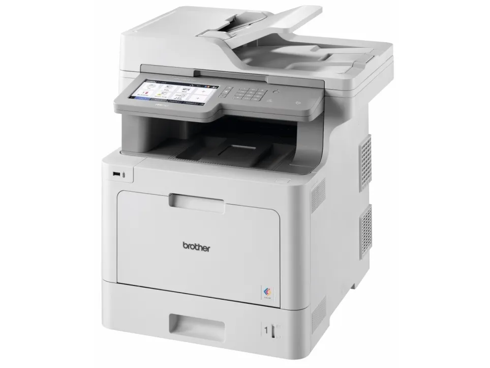Brother MFC-L9570CDW - Multifunktionsprinter - farve - laser - A4/Legal (medie) - op til 31 spm (udskriver) - 300 ark - 33.6 Kbps - USB 2.0, Gigabit LAN, Wi-Fi(n), USB vært, NFC - med Brother PRINT AirBag til 400.000 sider