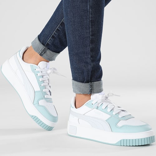 Baskets Femme Carina Street Puma White Silver Mist
