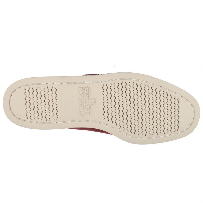 DOCKSIDES PORTLAND FLESH OUT Red-Chaussures bateau pour homme en suede Portland