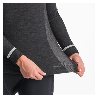 Baselayer Femme Castelli Merino Seamless Noir