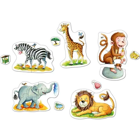 HABA 303703 Meine ersten Puzzles Zootiere