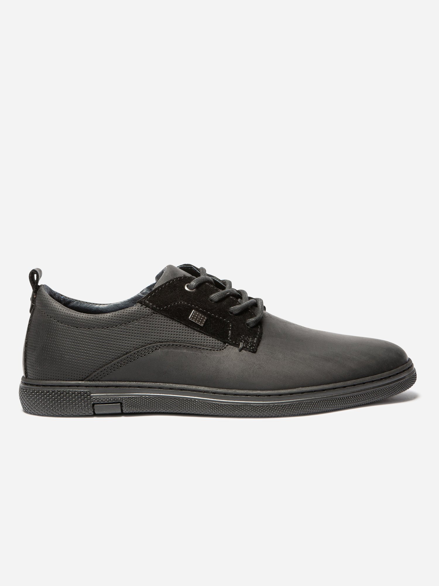 Derbies Homme En Cuir Noir