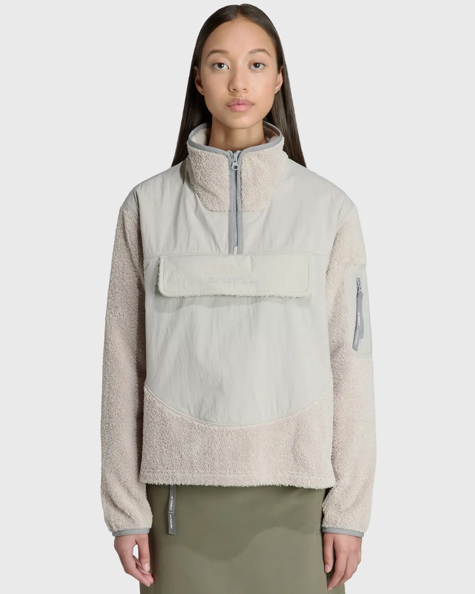 Adidas x And Wander WMNS XPLORIC MIDLAYER TOP