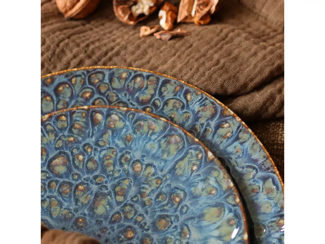 Ogo Living - Lot 6 Assiettes A Dessert Venus 20cm En Porcelaine