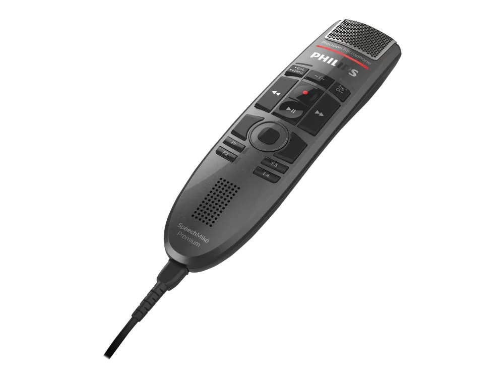 Philips SpeechMike Premium Touch SMP3700 - Højttalermikrofon - USB - mørkegrå perlemetallisk