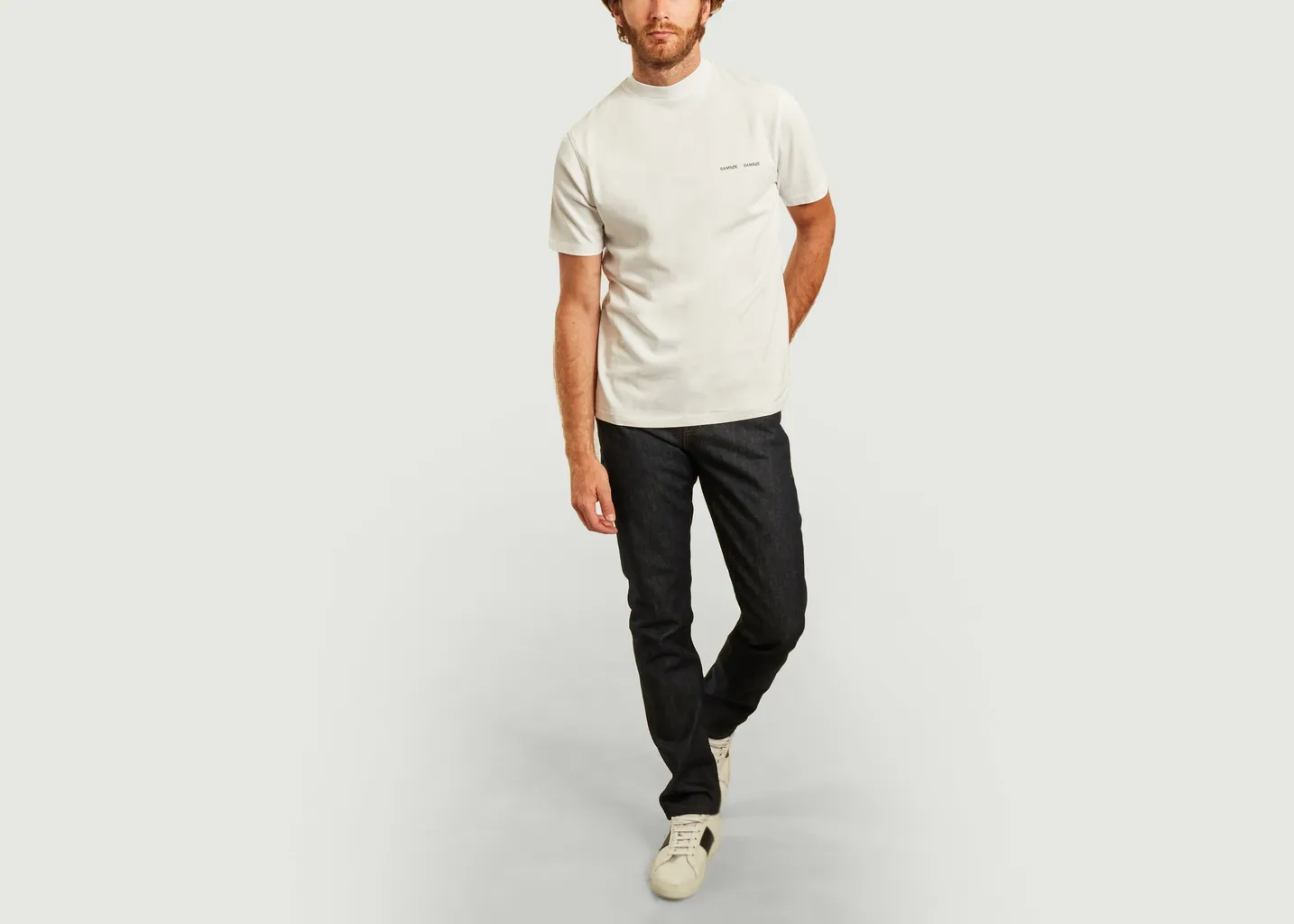 T-shirt siglé en coton bio Norsbro Samsoe Samsoe