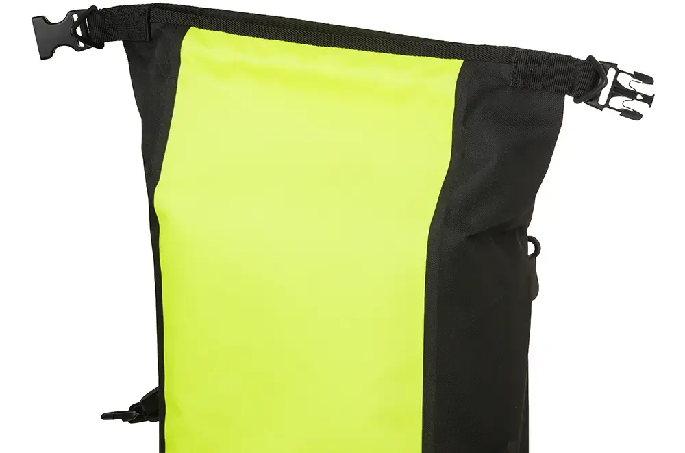 AGU Clean Single Shelter Click'nGo Large 21L Achtertas Neon Geel