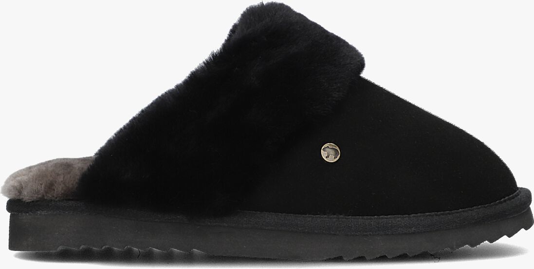 WARMBAT zwarte warmbat pantoffels flurry