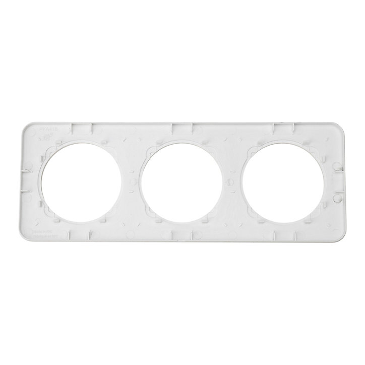 Plaque de finition triple Jacobsen Espen inox