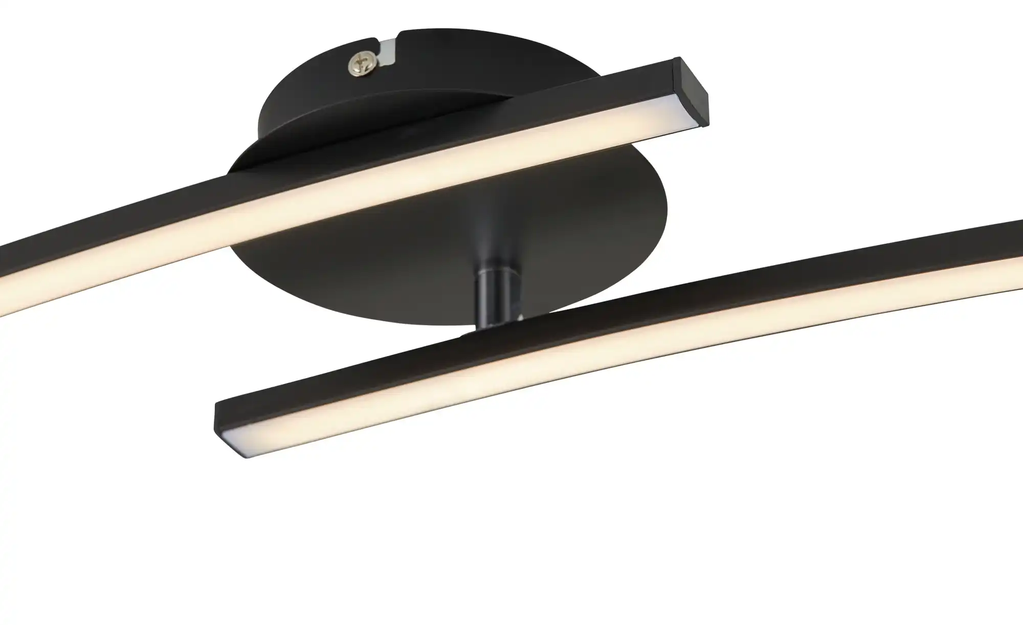 KHG LED-Deckenleuchte, 2-flammig, schwarz