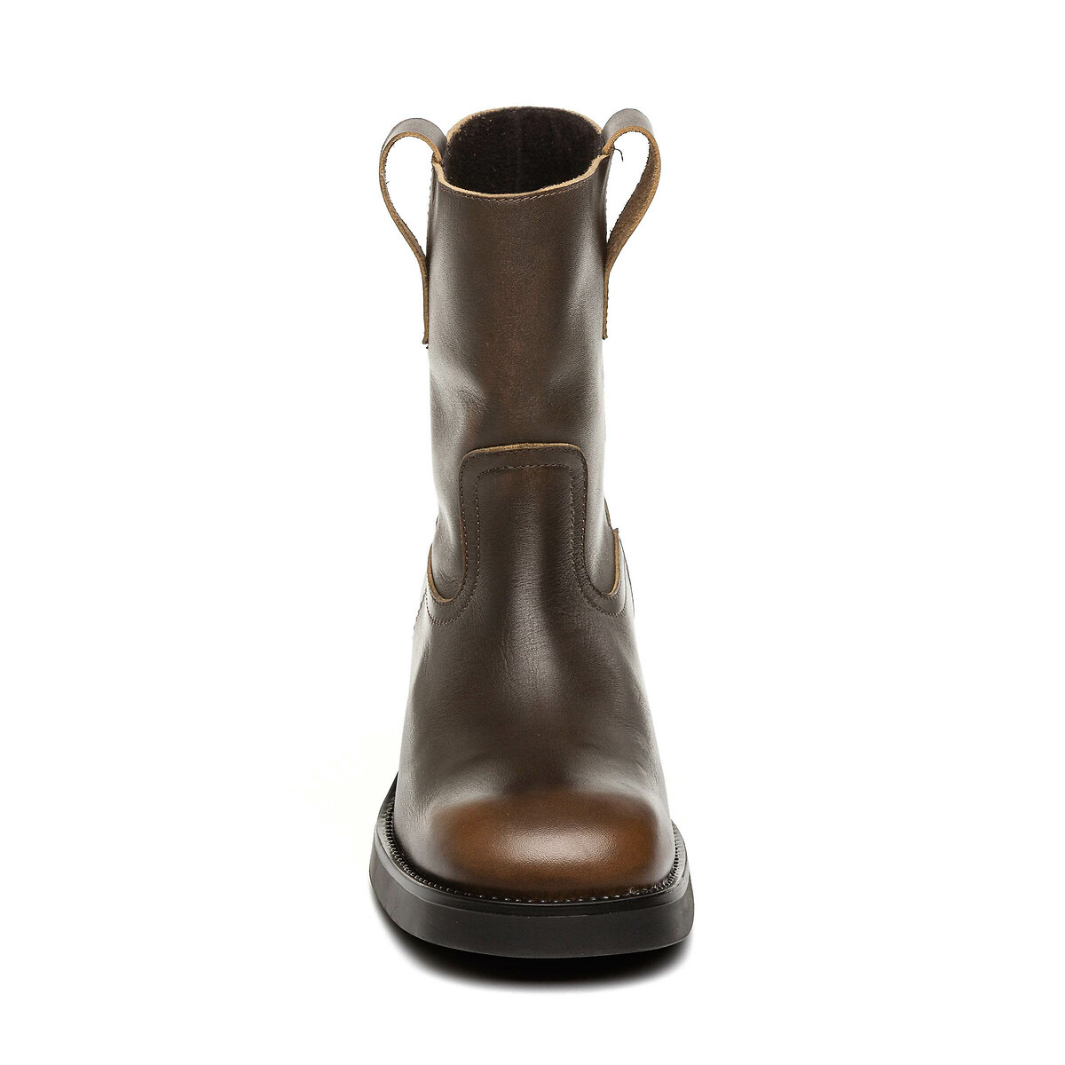 STEVE MADDEN<br>Botas em um tom de pele brilhante