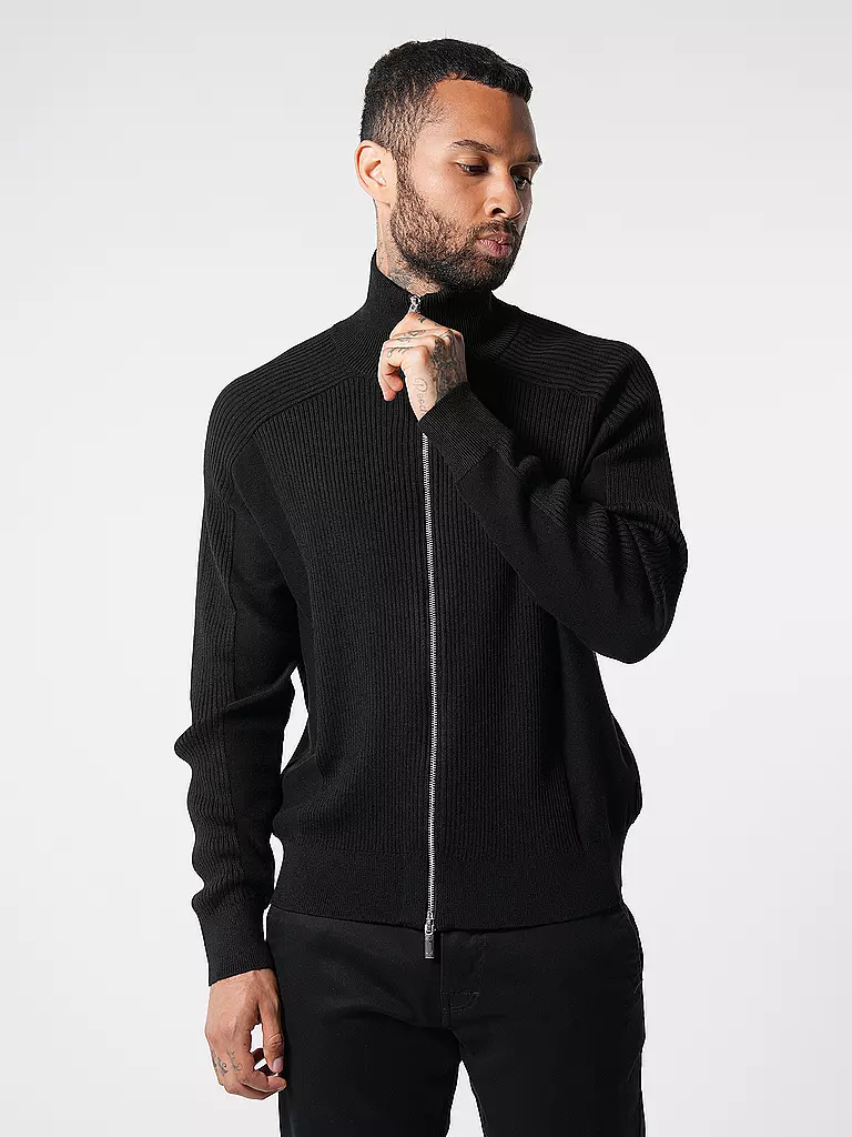 ARMANI EXCHANGE Strickjacke  schwarz