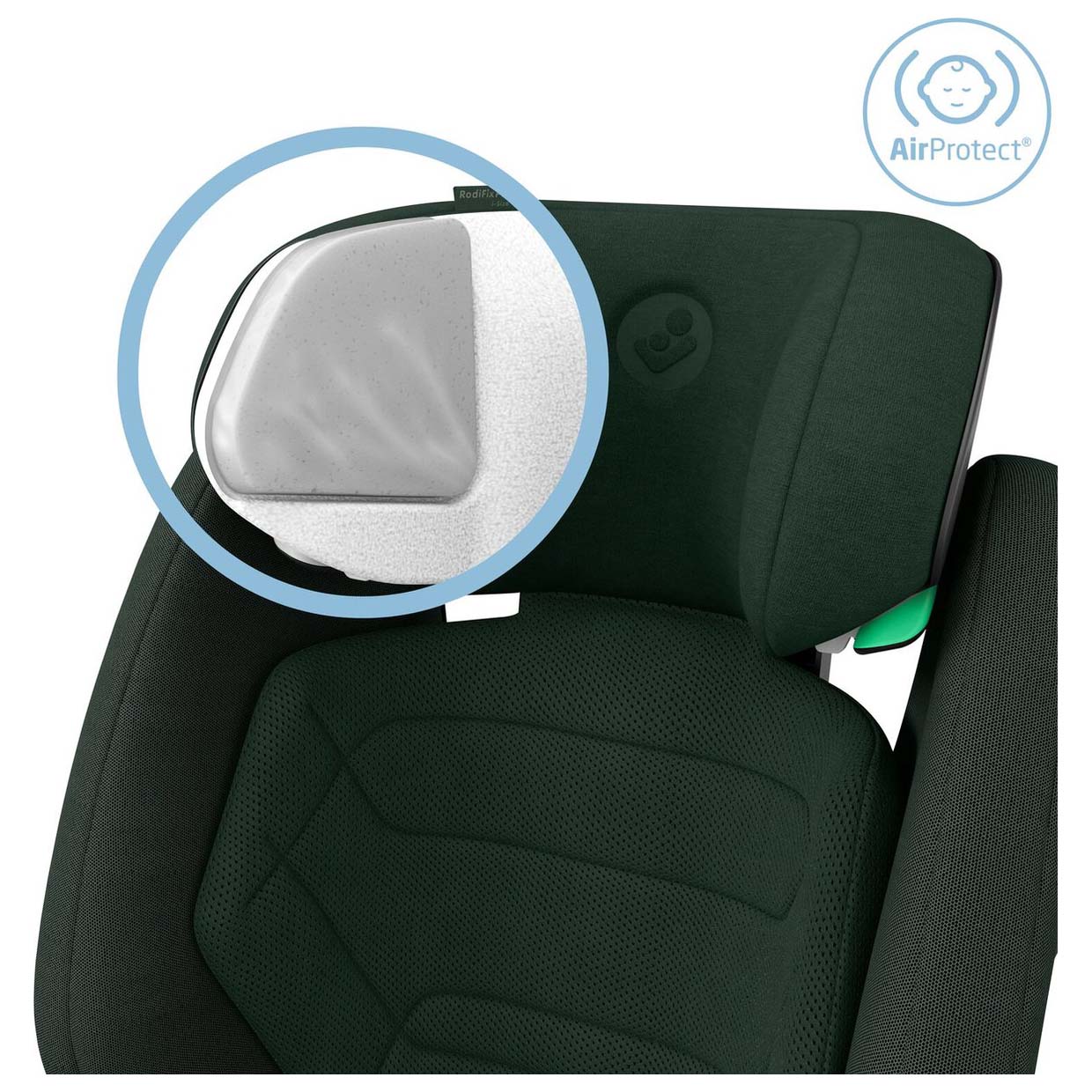 Maxi-Cosi RodiFix Pro2 i-Size groen - autostoelen met gordel bevestiging - Prén