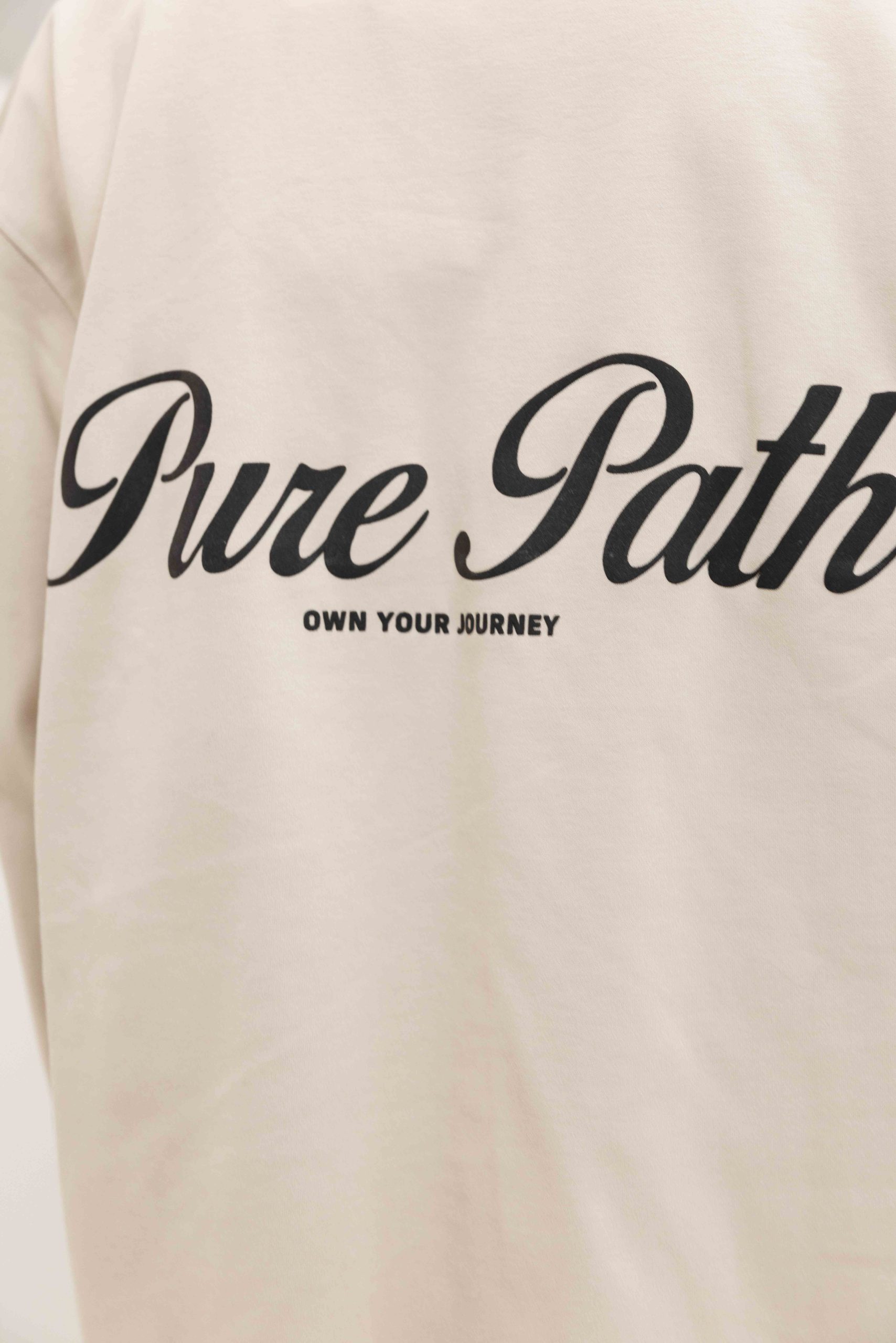 Pure Path Essence Of Life Longsleeve T-Shirt Heren Beige