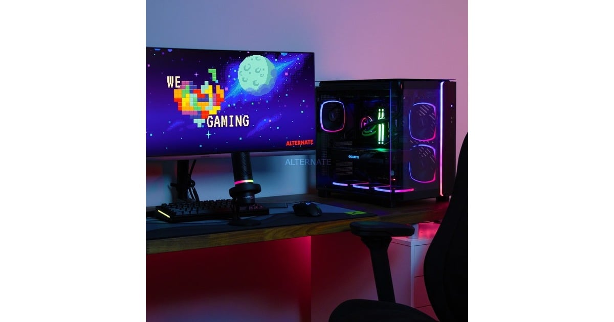 ALTERNATEThunderstorm Pro Ryzen 7 9800X3D – RX 7900 XTX gaming pc  (Zwart | R7 9800X3D | RX 7900 XTX | 32 GB | 2 TB SSD)