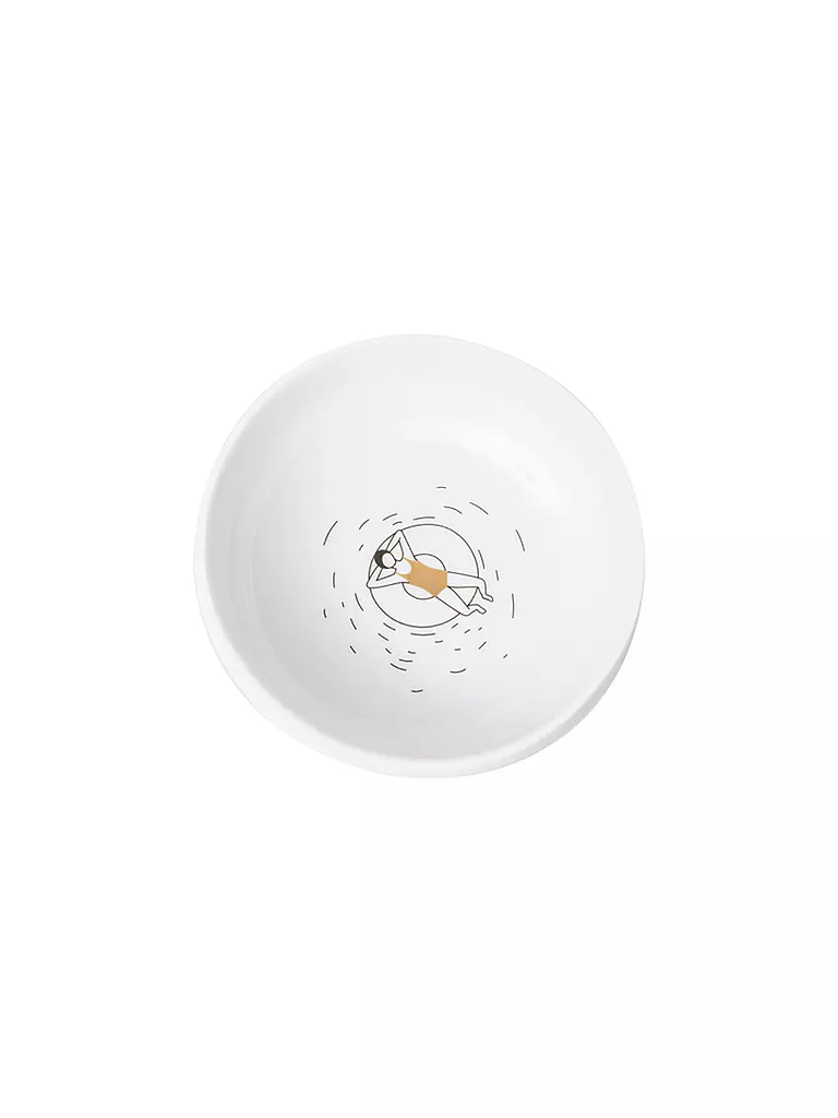 RAEDER Schale AUSZEIT BADESEE 11,5x4,5cm Weiss weiss