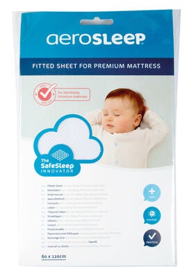 Aerosleep Dra-på-laken PREMIUM Hvit, 60x12