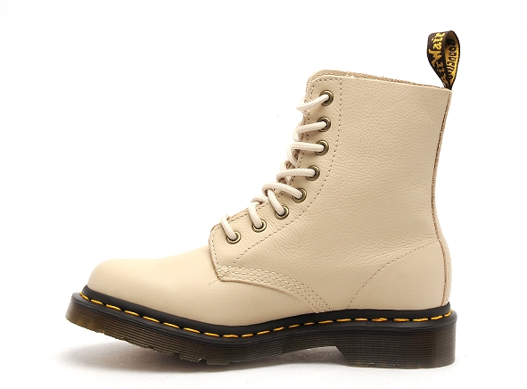 Dr martens boots bottine plates femme pascal virginia beige