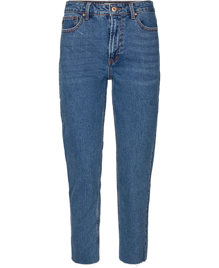 ONLY onlEMILY HW ST RAW ANK DB MAE 0005 Dark blue denim