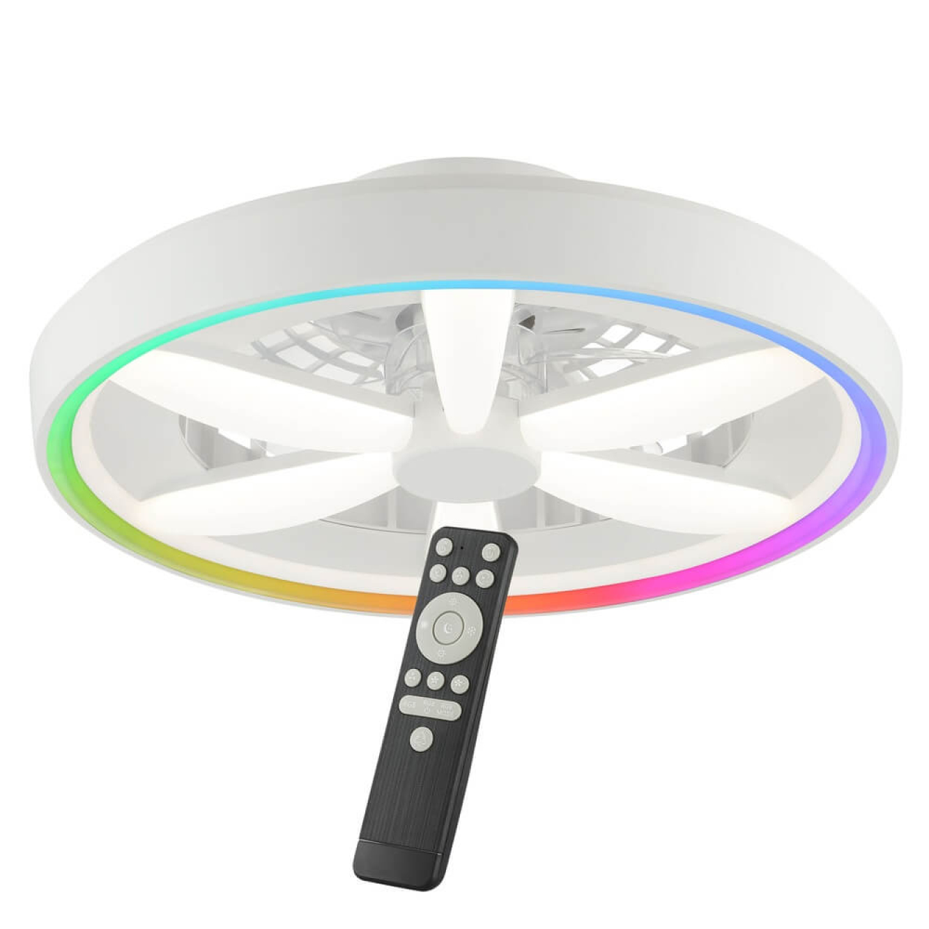 Plafondventilator Gaiano – RGB Licht - Wit