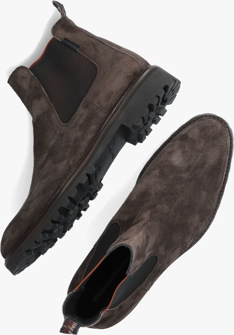 FLORIS VAN BOMMEL bruine floris van bommel chelsea boots sfm-60018