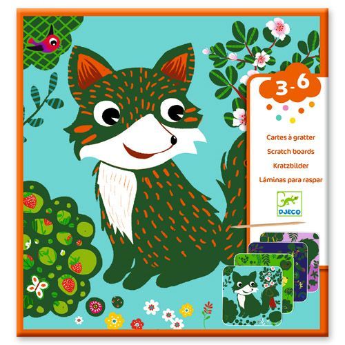 Djeco kraskaarten - kleine dieren