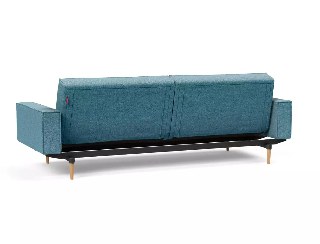 Schlafsofa mit Armlehnen Splitback Styletto hell