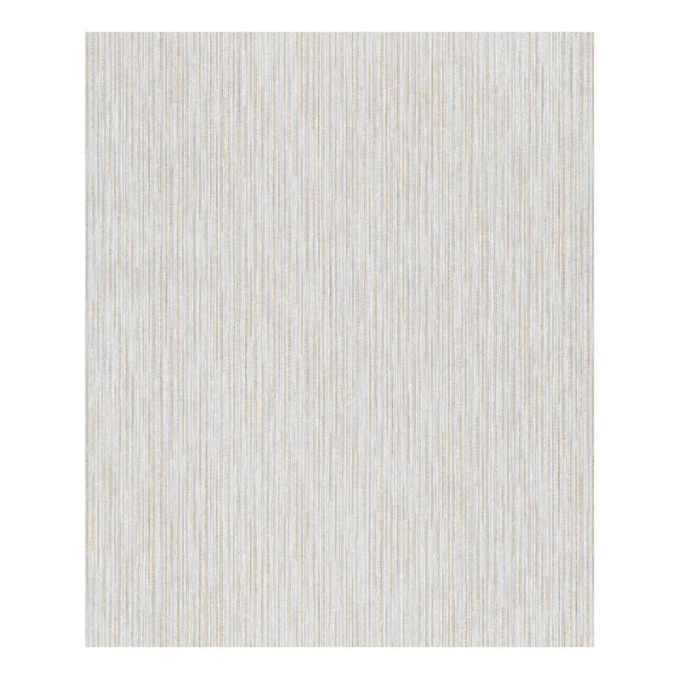 Dutch Wallcoverings - More Textures uni-streepje grijs - 0,53x10,05m