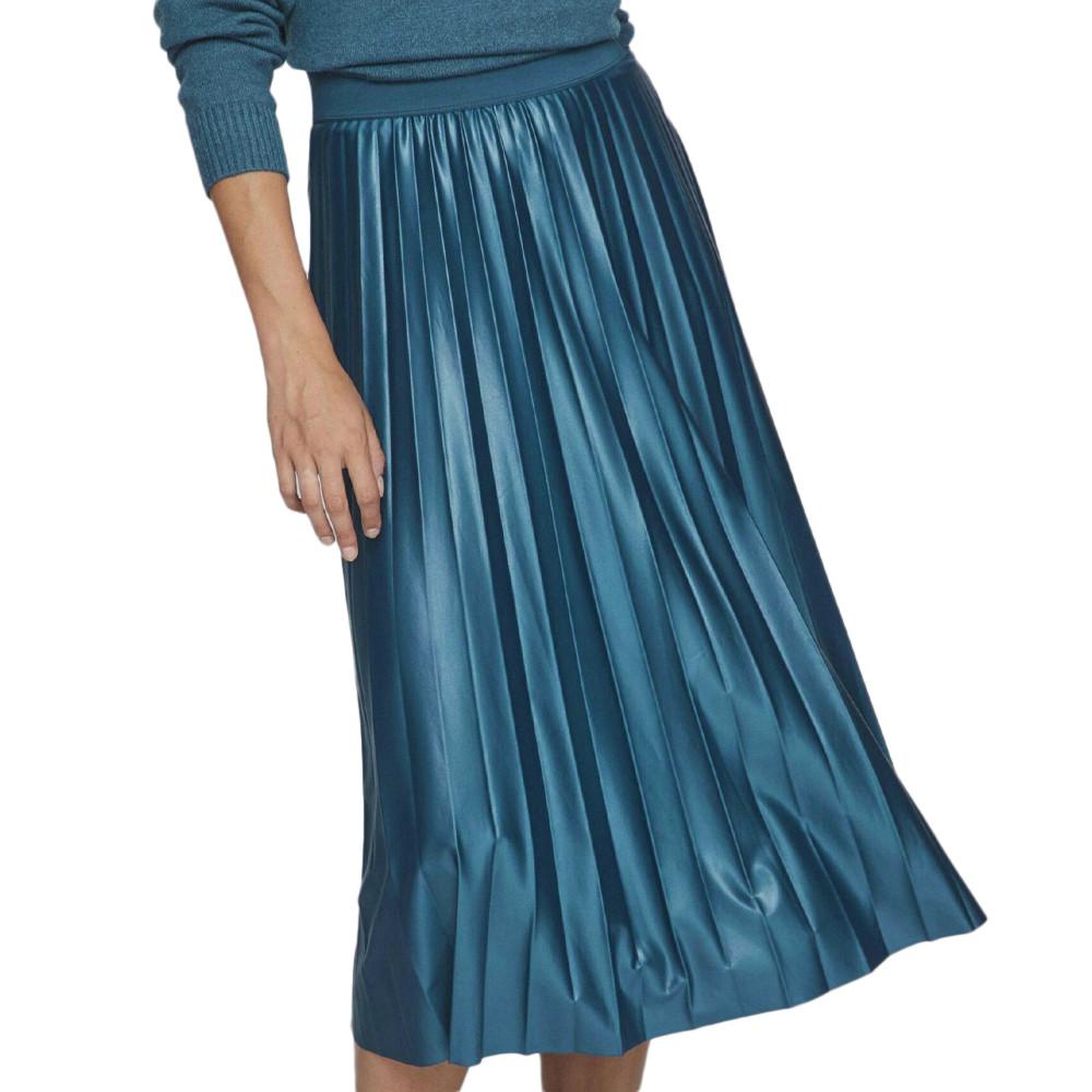 Vila Jupe Plissée Bleu Femme Vila Nitban