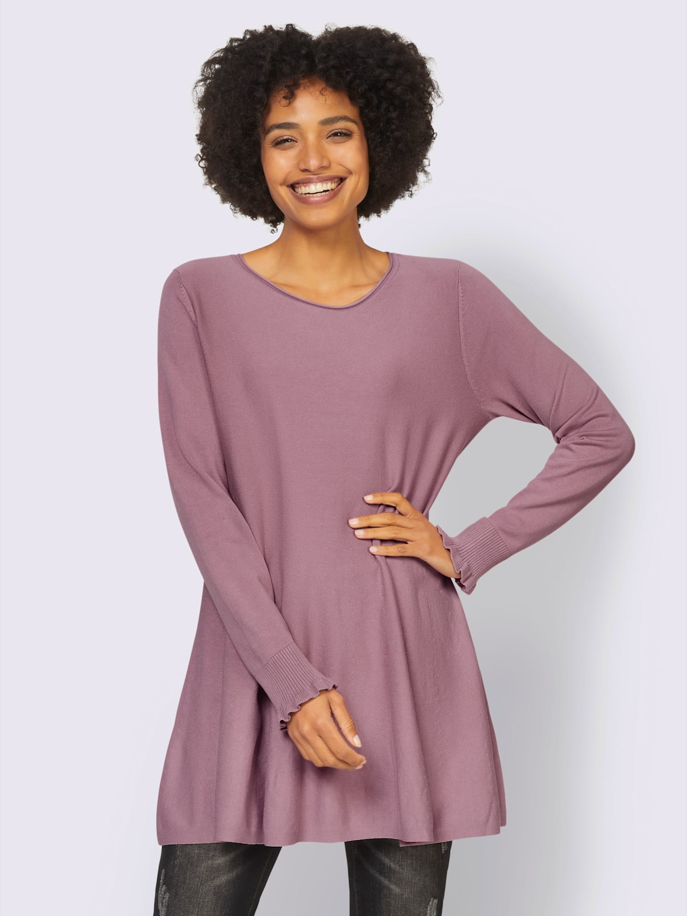 Pull légèrement évasé