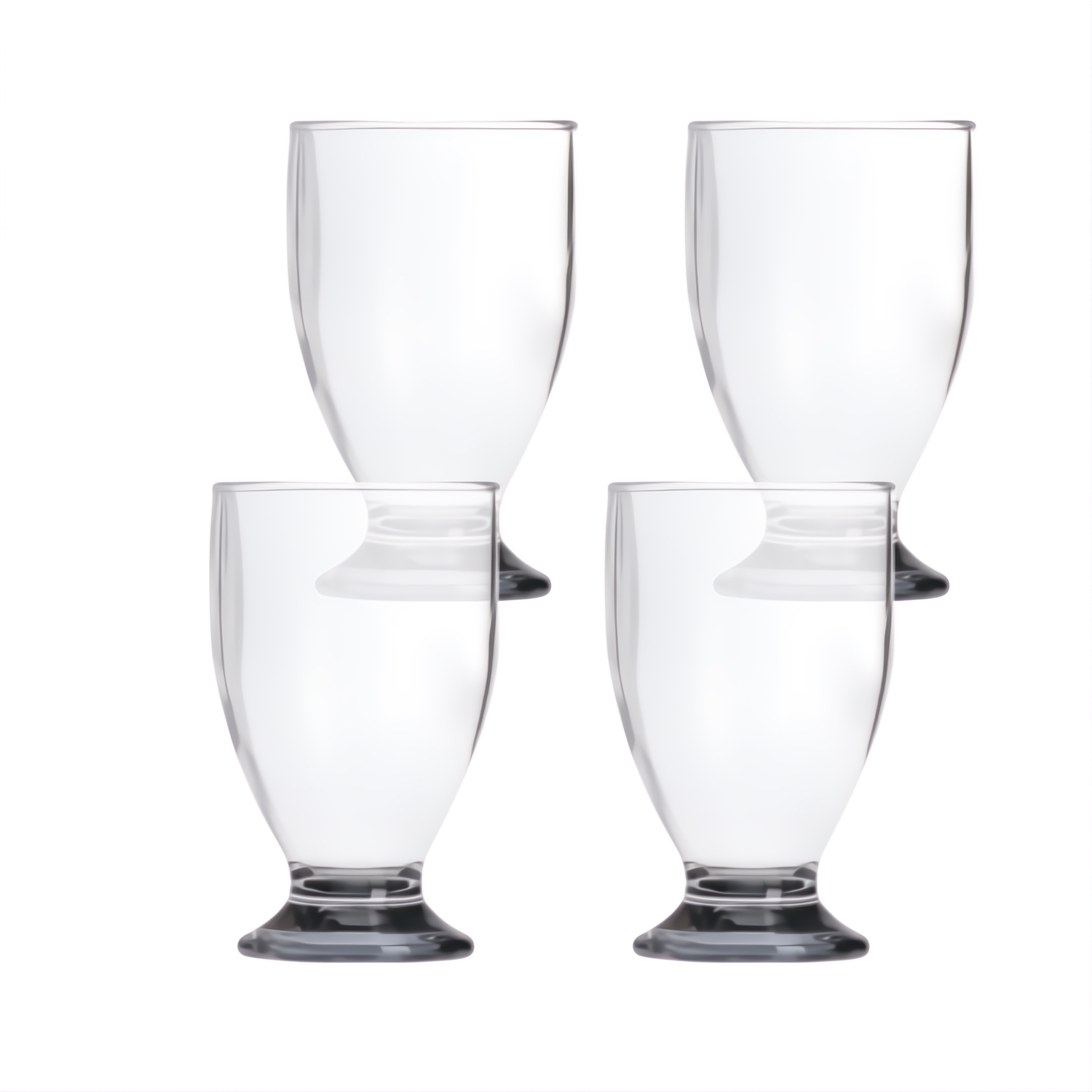 Flamefield sapglas Smoke Juice (set van 4)