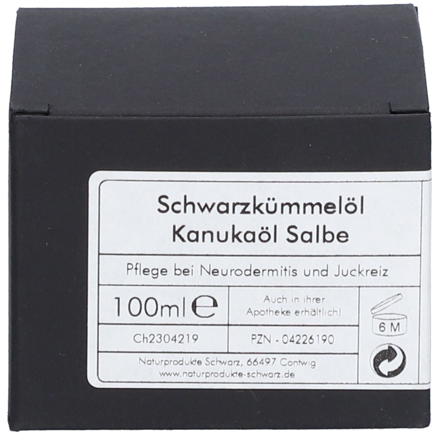 Schwarzkümmelöl-Kanukaöl-Salbe
