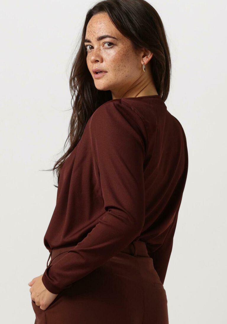 GESTUZ bruine gestuz blouse uminagz blouse